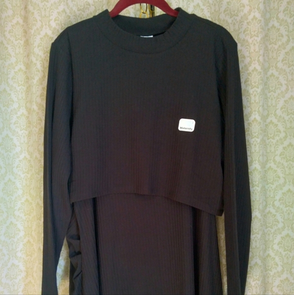 NWT Maternity Ribbed Dress Set 2 Piece 16 - 18 - Picture 4 of 8